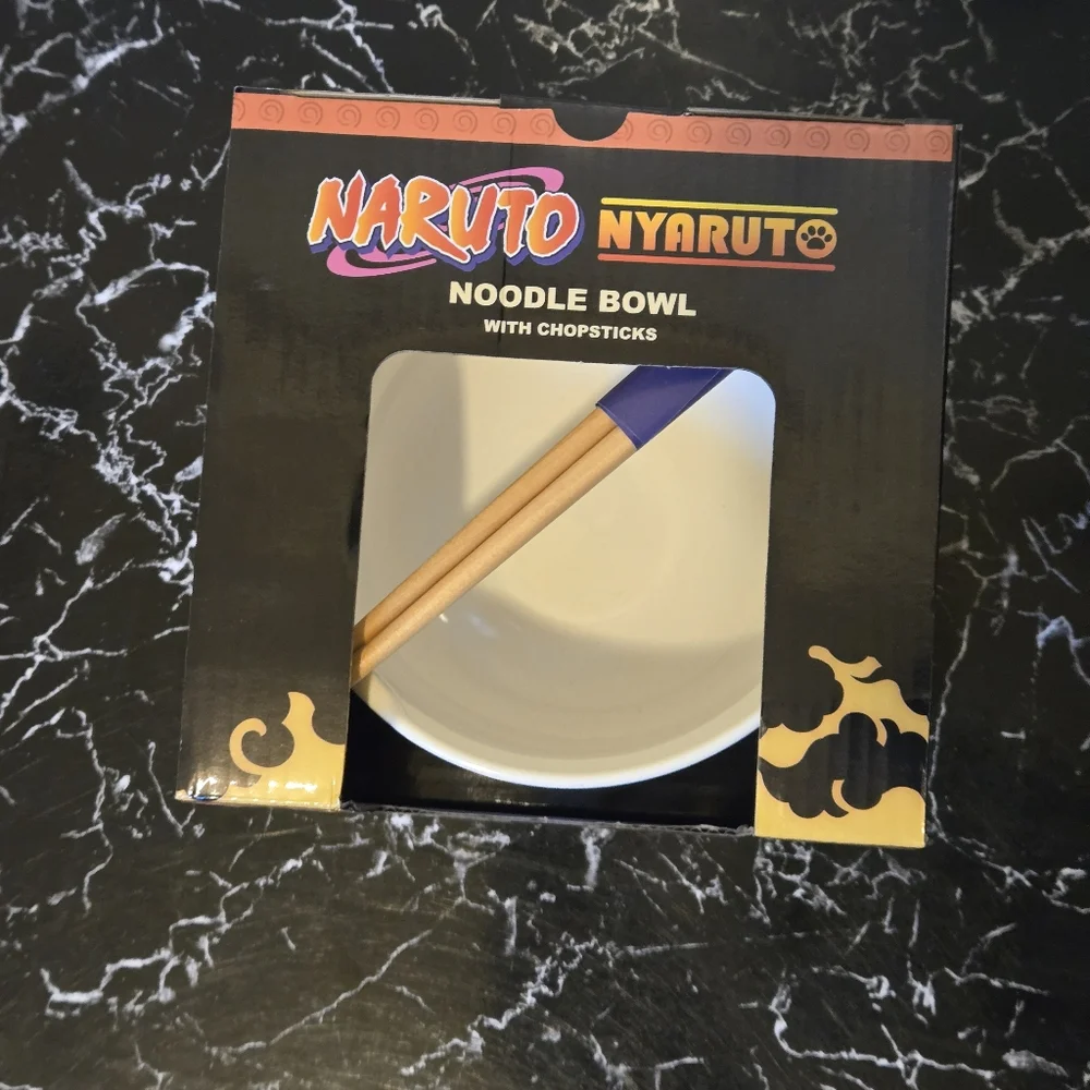 Naruto Noodle Bowl with Chopsticks